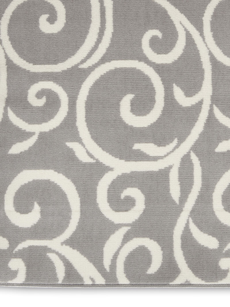Grafix GRF19 Gray 5'3" x 7'3" Rug