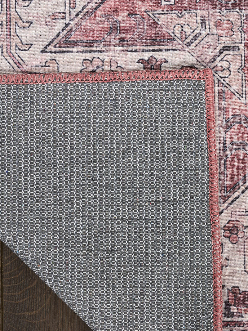 Nourison Washables NWB15 Red 5'2" x 7' Rug image number 3