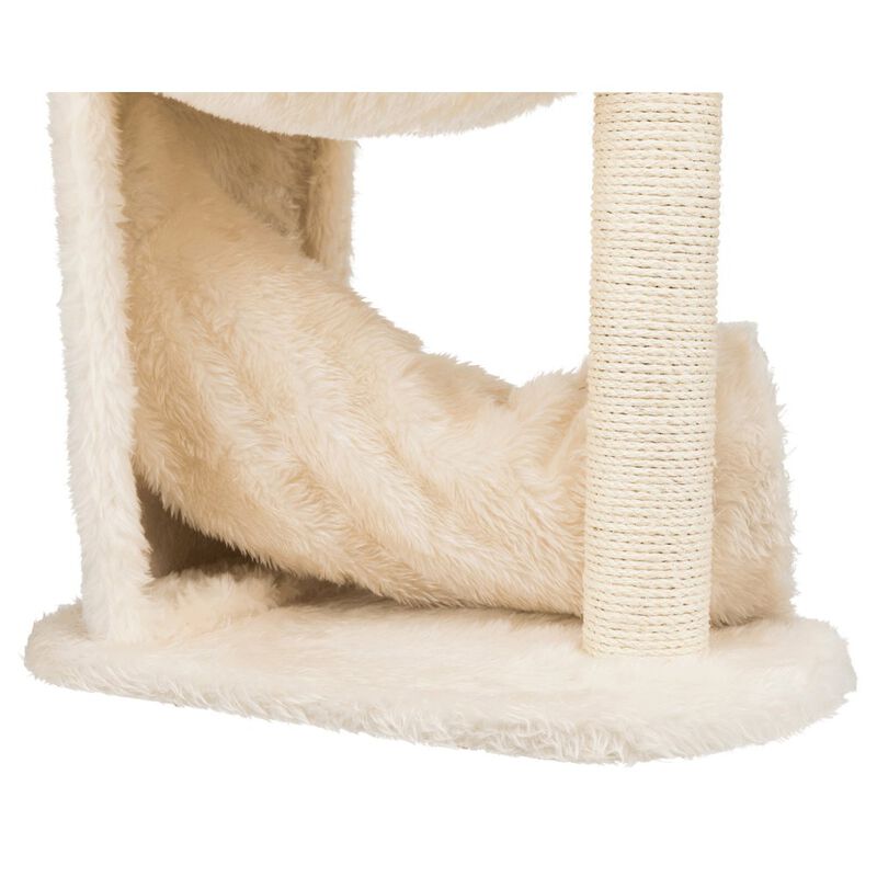 TRIXIE Baza Gandia Plush 26.8" Cat Tree with Sisal Scratching Post-Hammock & Tunnel image number 6