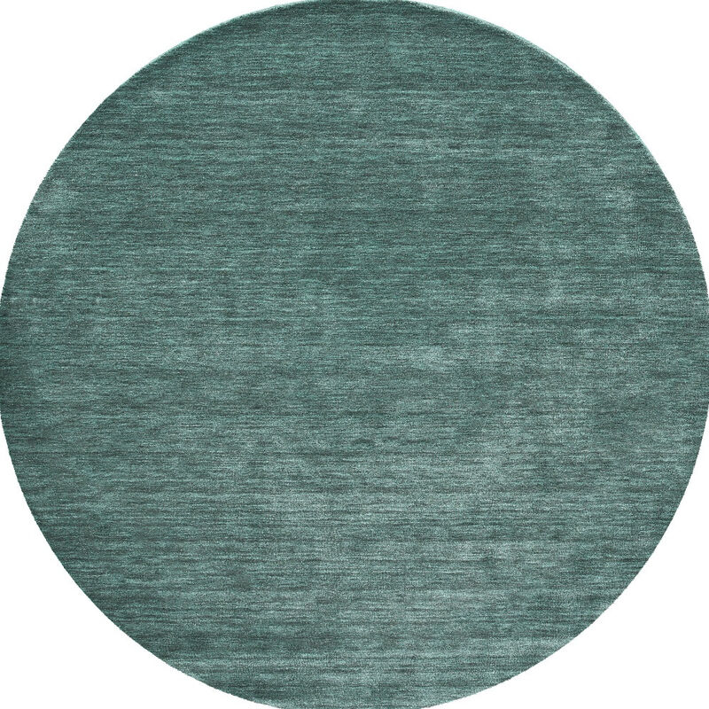 HomeRoots Hand Woven Round Rug image number 2