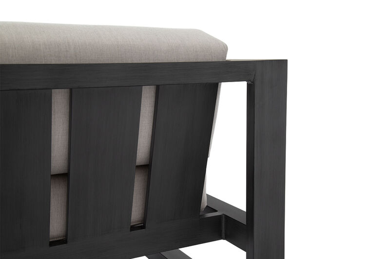 Redondo Club Chair in Cast Silver, No Welt