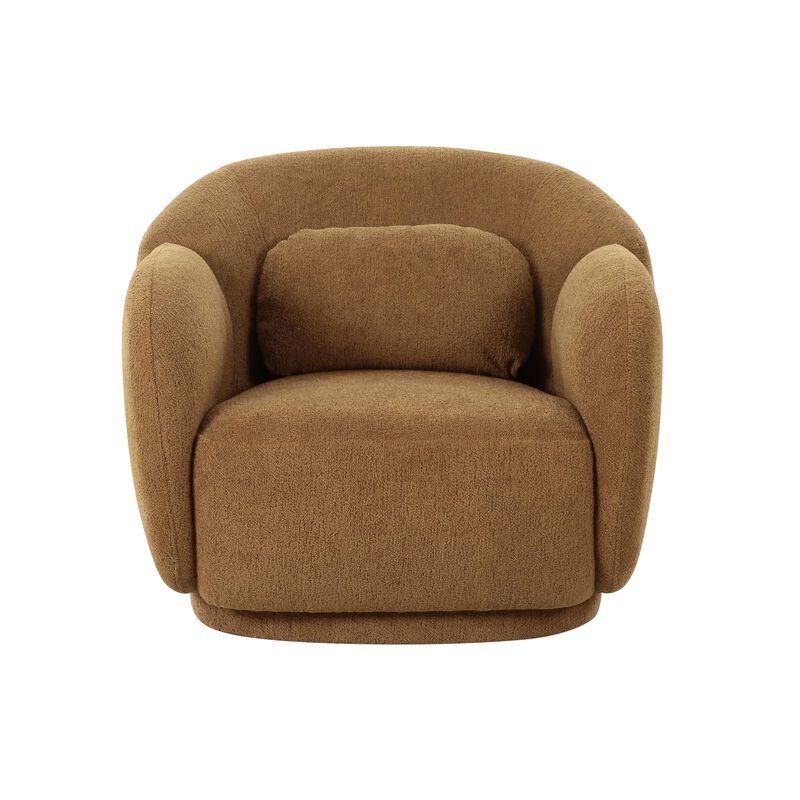 Casafoyer Misty Brown Boucle Accent Chair image number 3