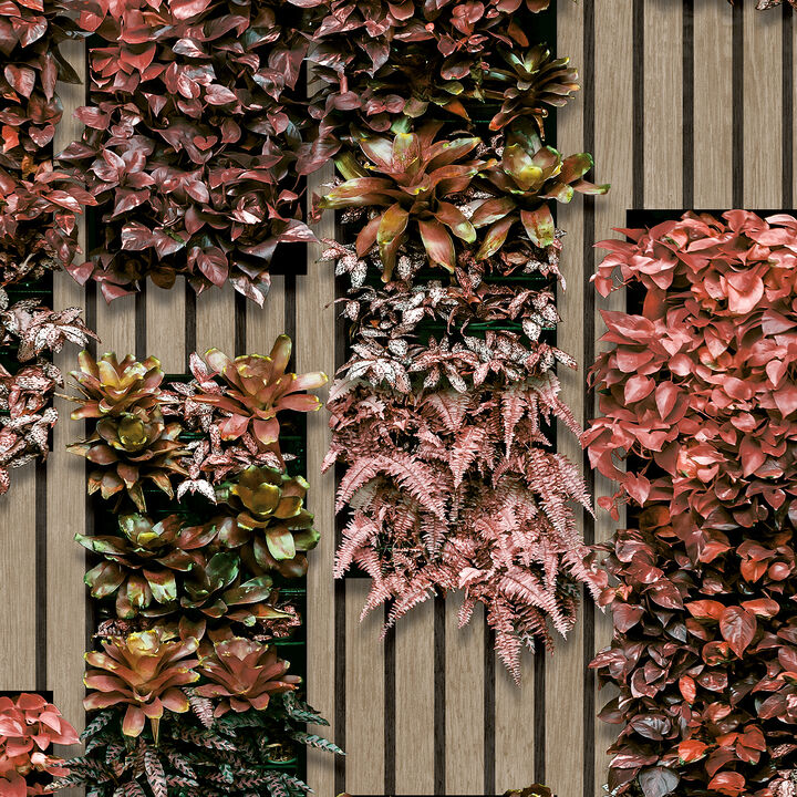 Photoreal Vertical Garden Wallpaper