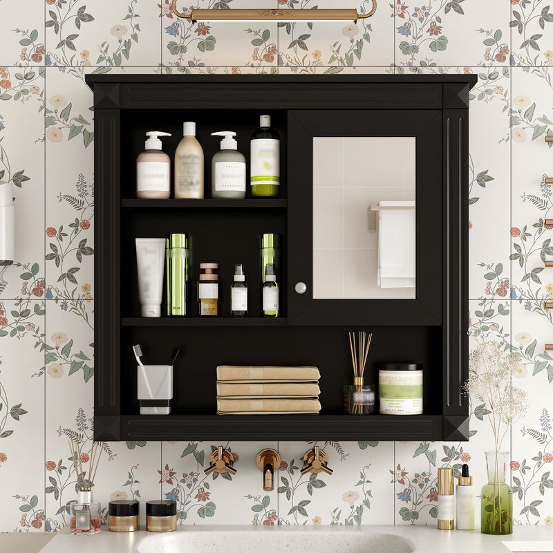 Merax Bathroom Wall Cabinet with Mirror