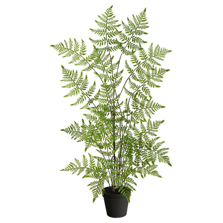 Nearly Natural 2.5-in Ruffle Fern Artificial Tree
