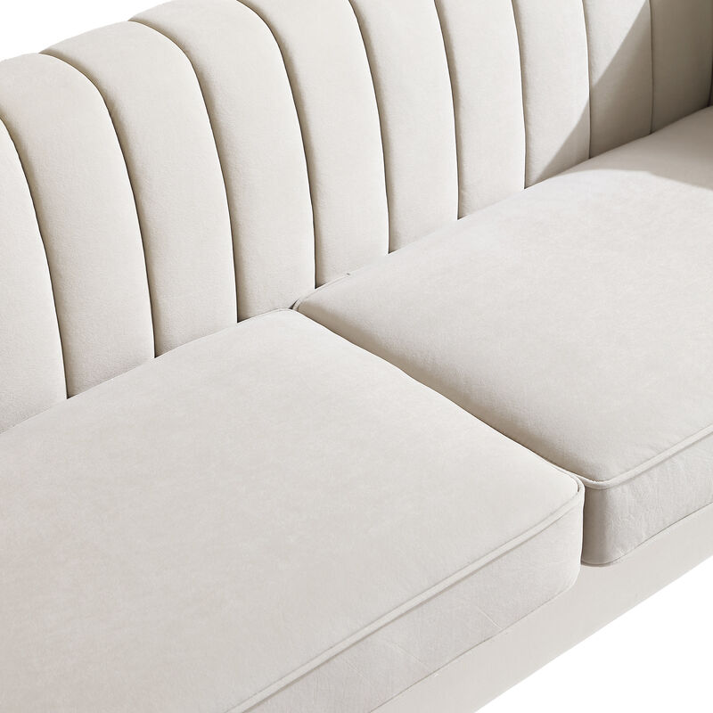 Satwud Luxury Velvet Sofa Set image number 5