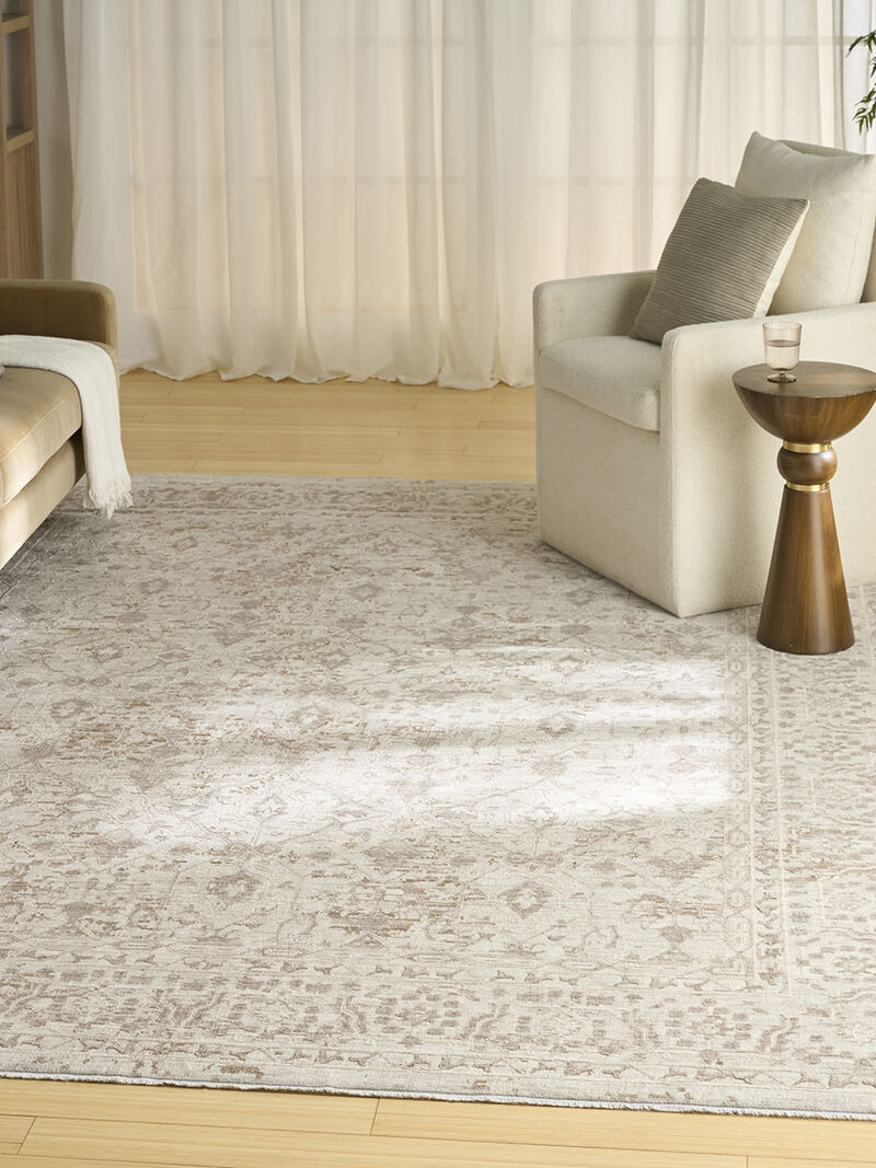 Shadows SHW05 Ivory/Gray 9' x 12' Rug