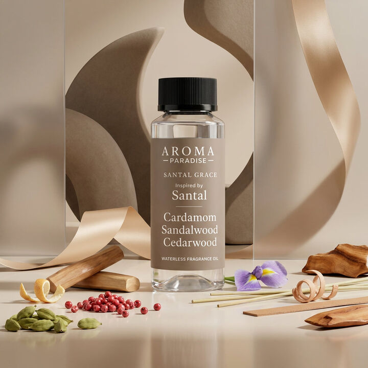 Santal Inspired Waterless Fragrance Oil for Cold-Air Diffusers