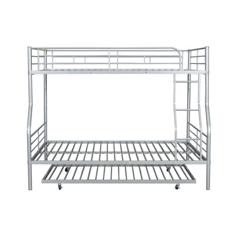 Merax Metal Bunk Bed with Trundle