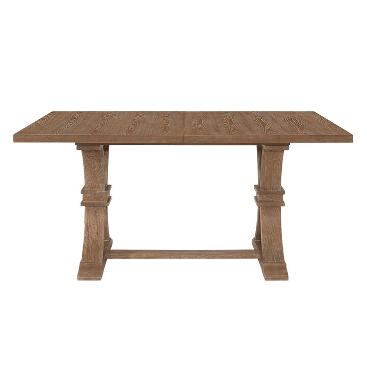 Christopher Knight Home Bellion Rustic Wood 6-8 Seater Expandable Dining Table
