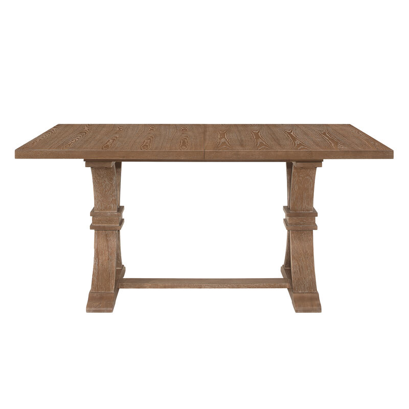 Christopher Knight Home Bellion Rustic Wood 6-8 Seater Expandable Dining Table
