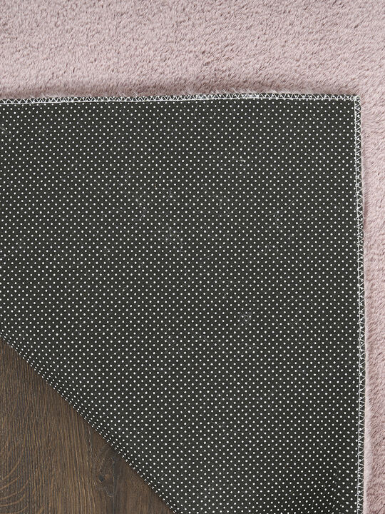 Soft Plush Rabbit Fur SFF01 Lavender 7'6" x 9'6" Rug