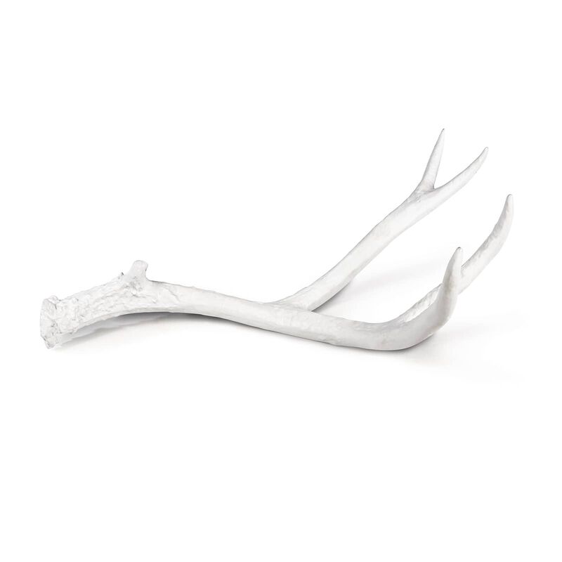 Antler Objet in Matte White