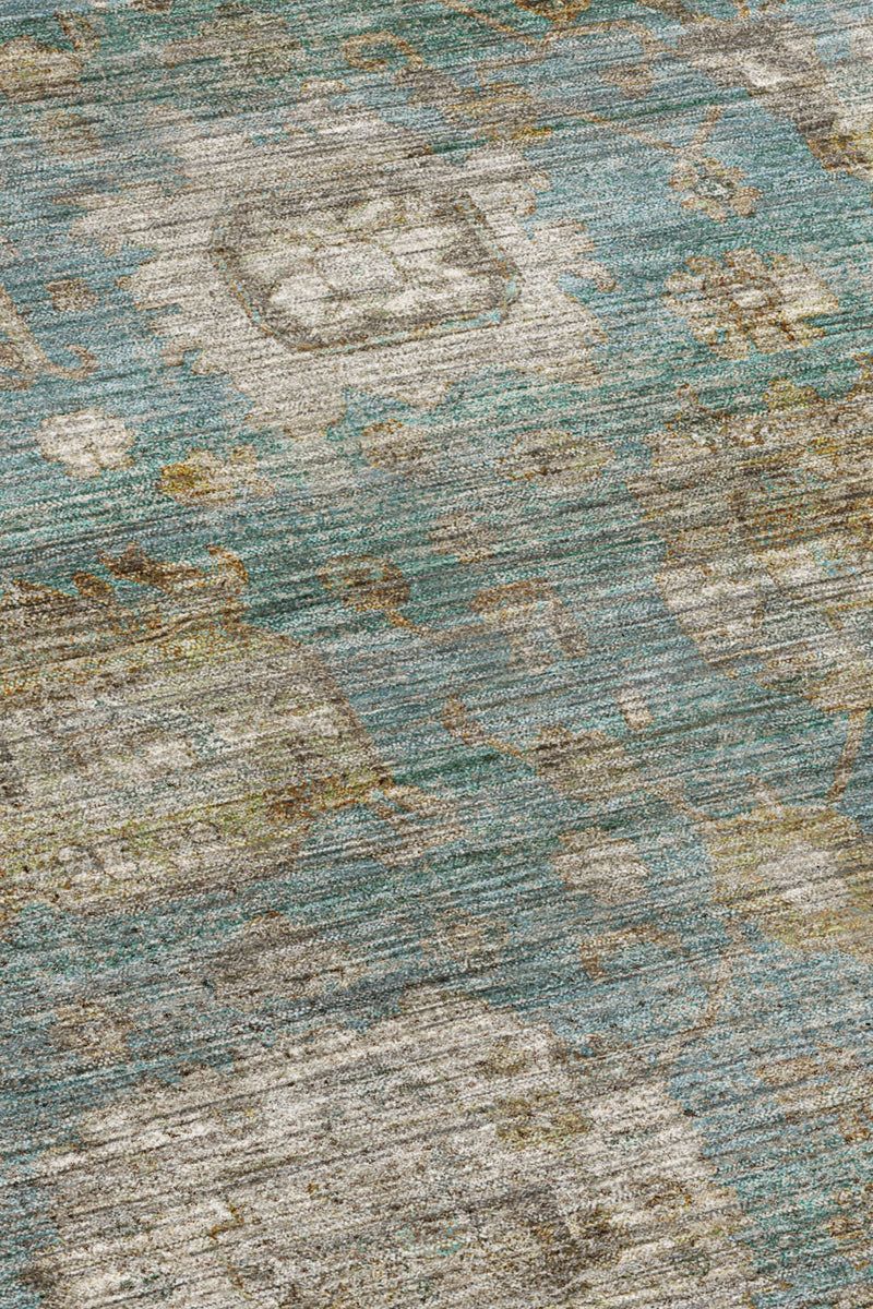Aristo AR7 Teal 9' x 12' Rug image number 7