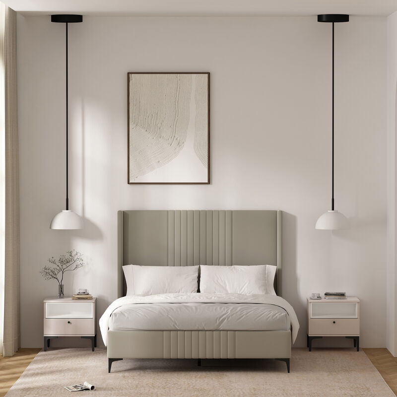 Amara Pink Nightstands (Set of 2)