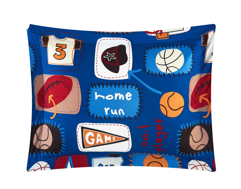 Chic Home Sport Camp 4 Piece Comforter Set Star Athlete Design Bedding - Throw Blanket Decorative Pillow Sham Included