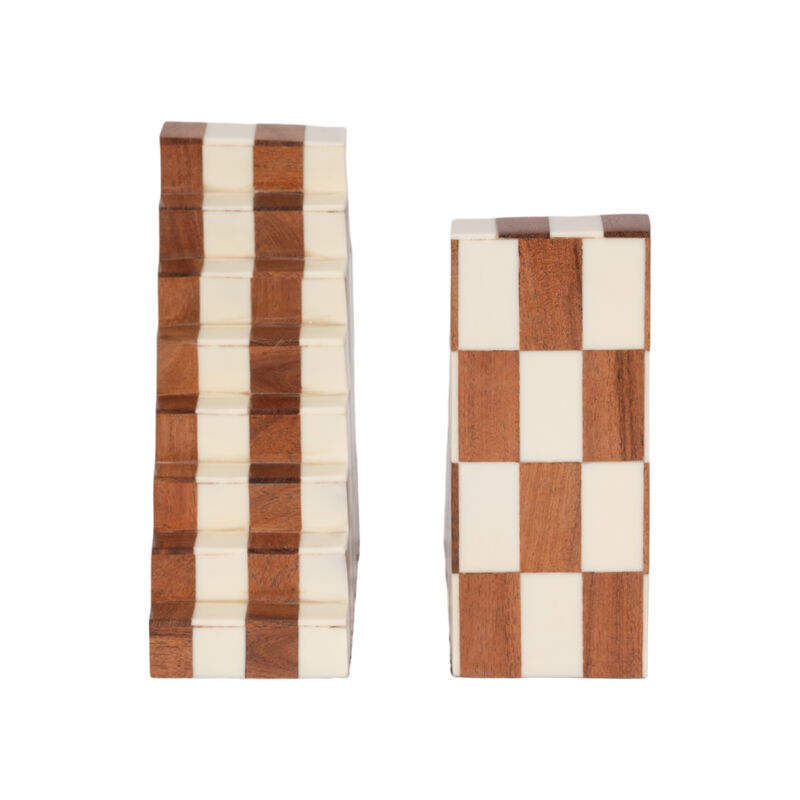 Set of 2 Stair Bookends image number 4