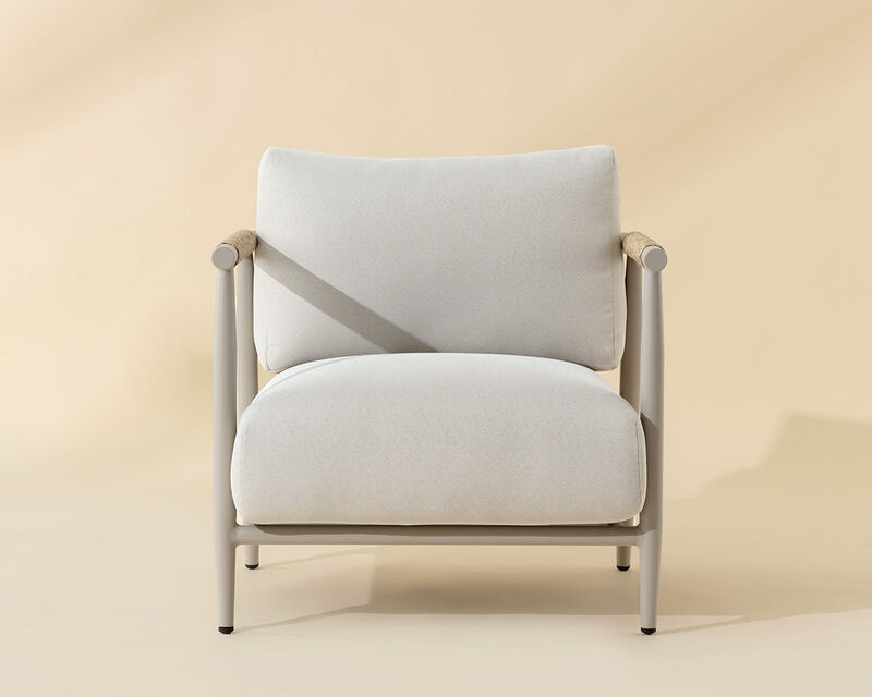 Muros Greige Lounge Chair image number 3
