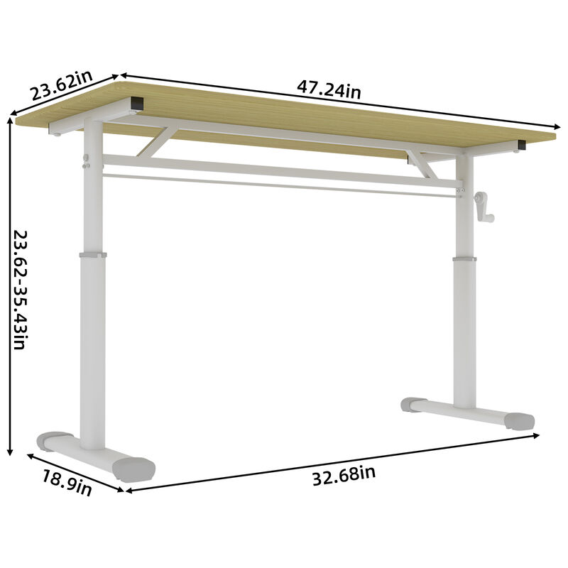 Tebalt Adjustable study desk image number 3