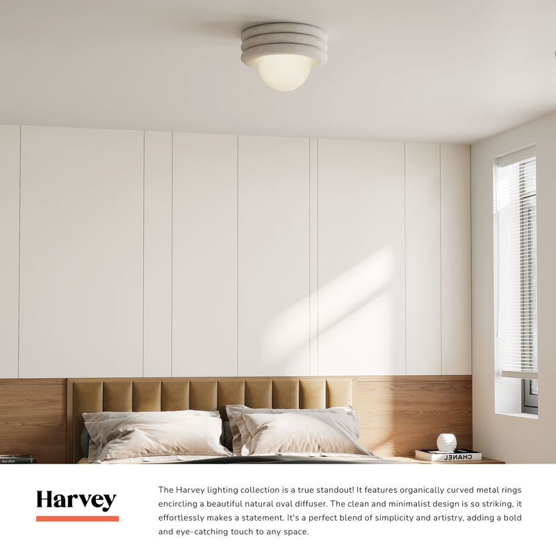 Harvey 12 in Socket Semi Flush Mount image number 5