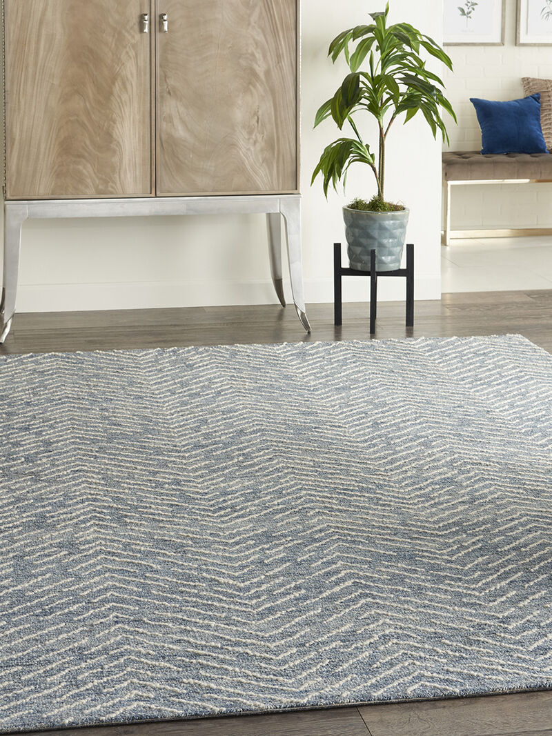 Colorado CLR02 Indigo/Ivory 8'3" x 11'6" Rug