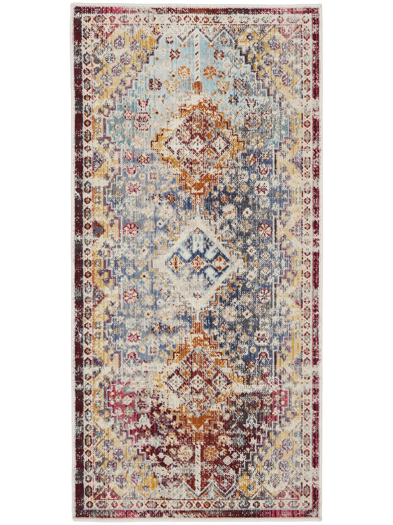 Vintage Kashan VKA09 Multicolor 2' x 4' Rug