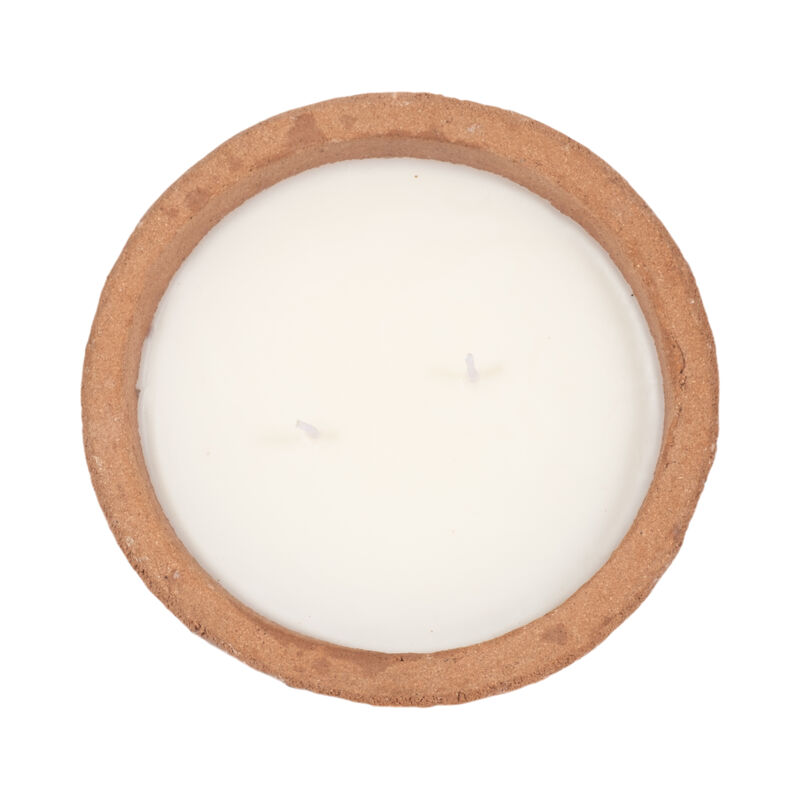 6" 14 Oz Santal & Spruce Bowl Candle, Terracotta image number 5