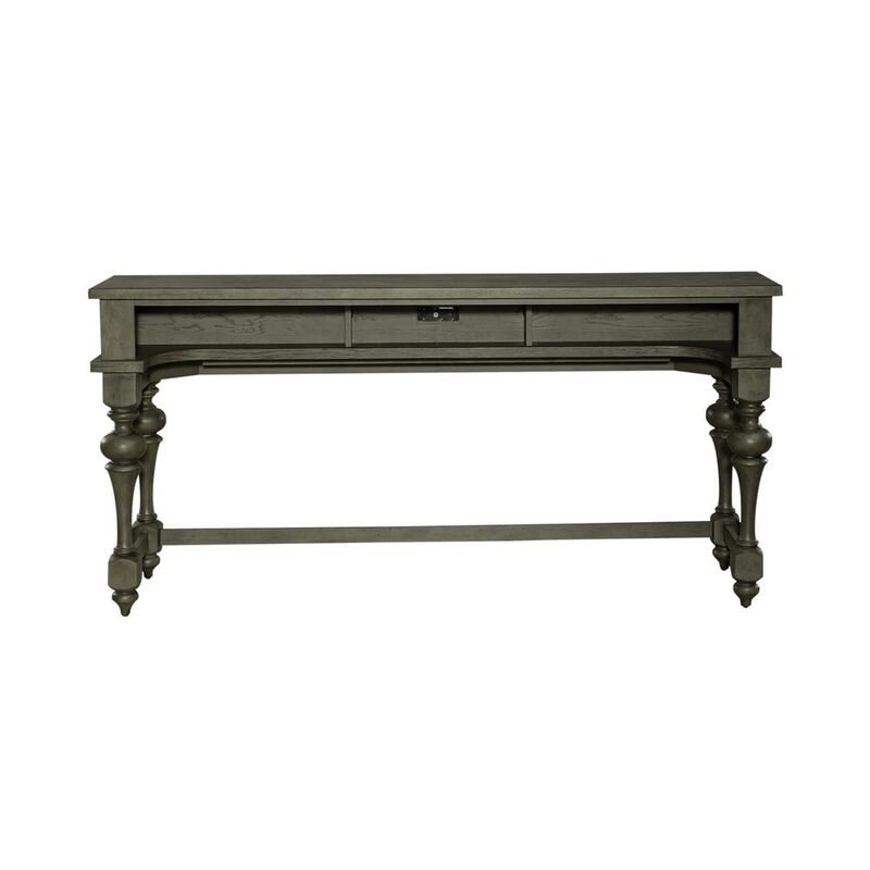 Liberty Furniture Americana Farmhouse Console Bar Table - Dusty Taupe image number 2