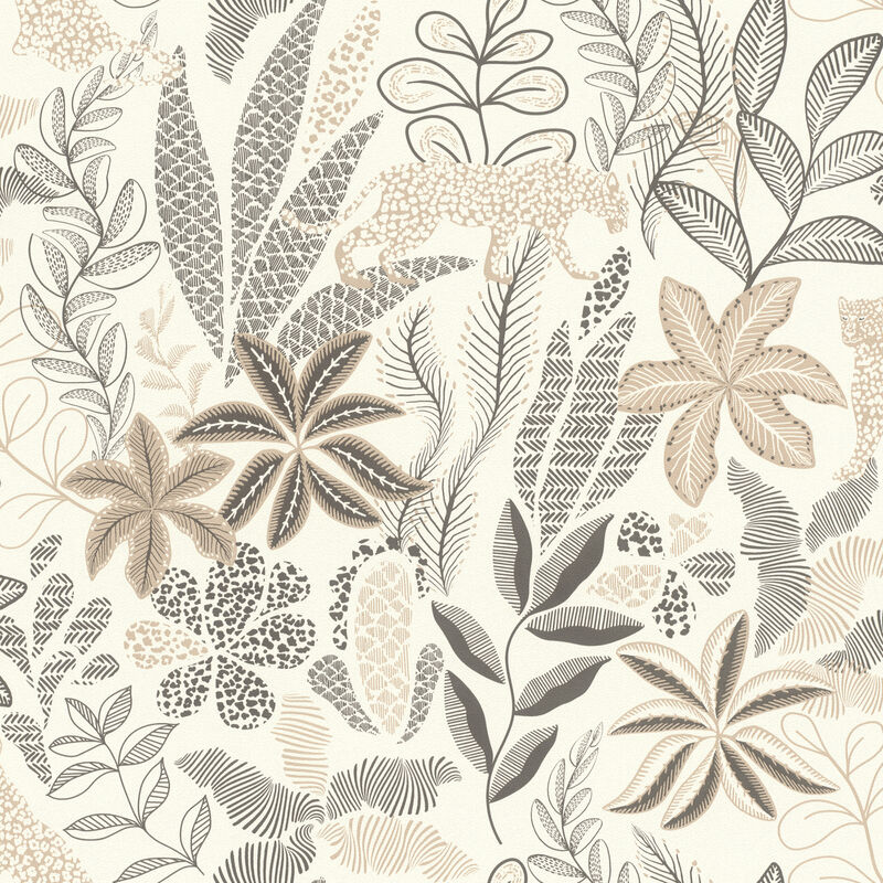 Alani Neutral Tropical Wallpaper image number 0