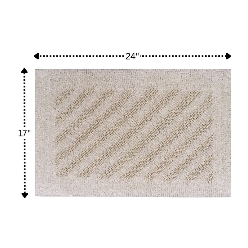 Shooting Star 220 GSF Reversible Bath Rug 17 x 24 - Light Blue