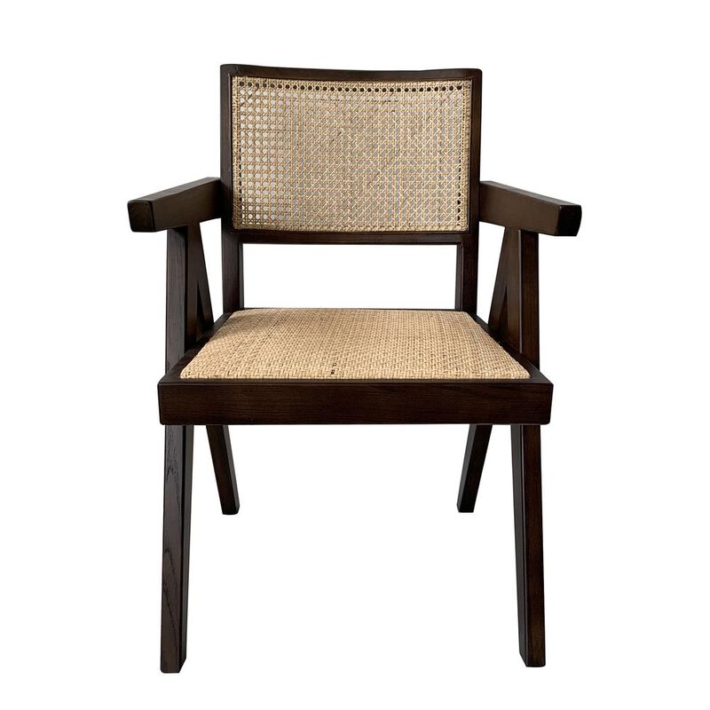 Moe's Home Collection TAKASHI CHAIR DARK BROWN-SET OF TWO