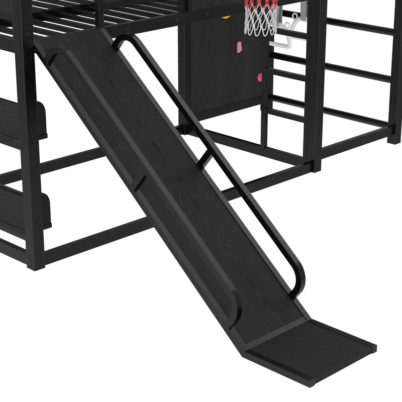 Kwocex All-in-One Kids Play Loft Bed image number 5
