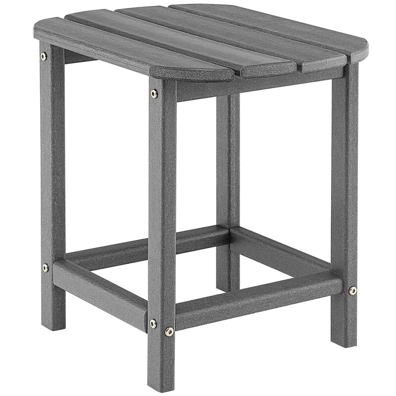 Weather Resistant Side Table for Garden Yard Patio Outdoor Use