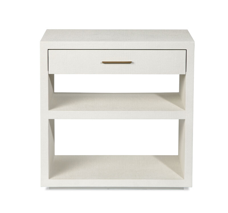 Livia Bedside Chest - White
