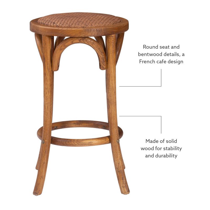Linon Rae Backless Counter Stool image number 3