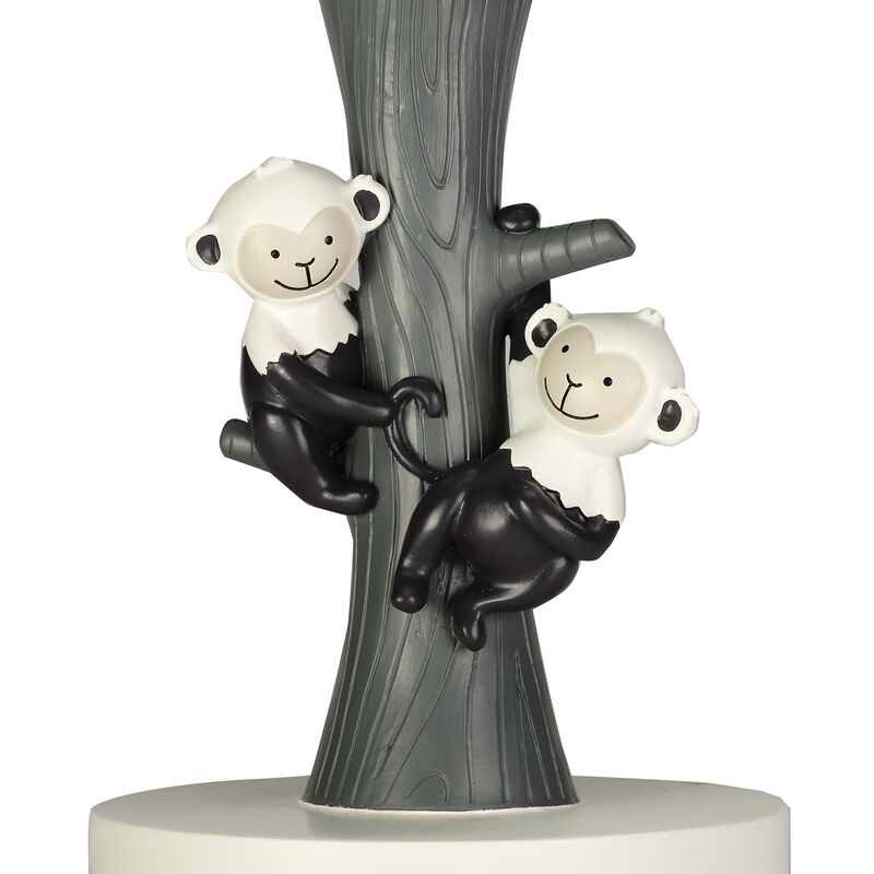 Lambs & Ivy Jungle Party Tree with Monkeys Lamp with Shade & Bulb