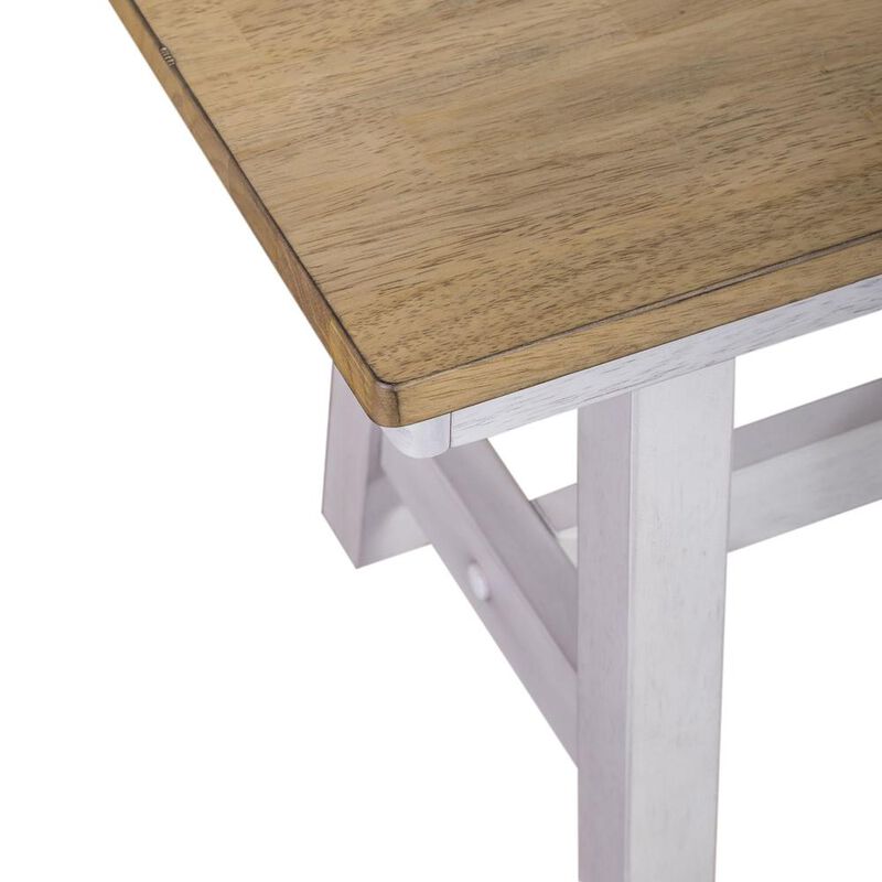 Liberty Furniture Lindsey Farm Backless Bench (RTA) in Weathered White image number 4