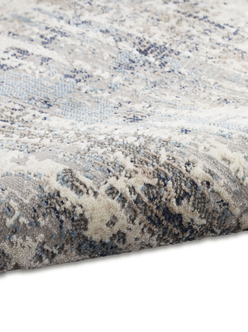 CK022 Infinity IFN04 Ivory/Gray/Blue 6' x 9' Rug