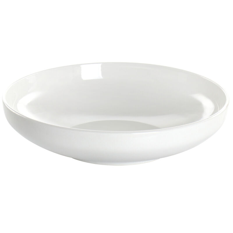 Gibson Home Oslo Peak 12 Piece Fine Ceramic Dinnerware Set in Bright White image number 5