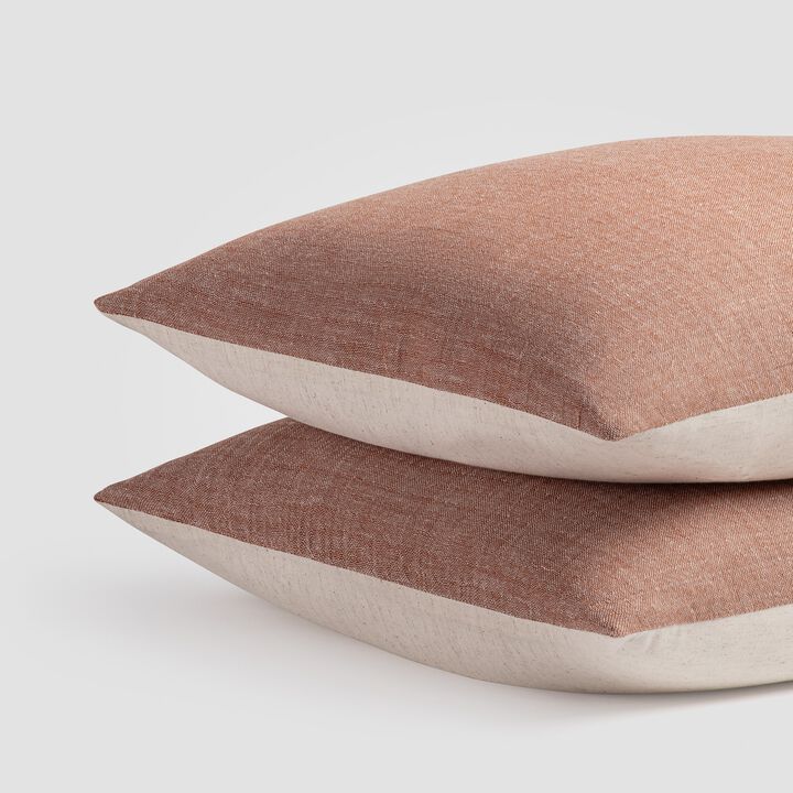 Crinkled Linen Sham Set