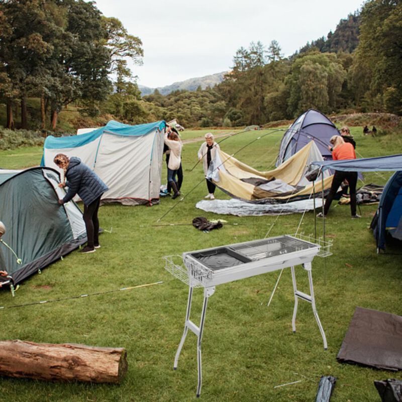 Portable Grill for Outdoor BBQ, Camping & Tailgating