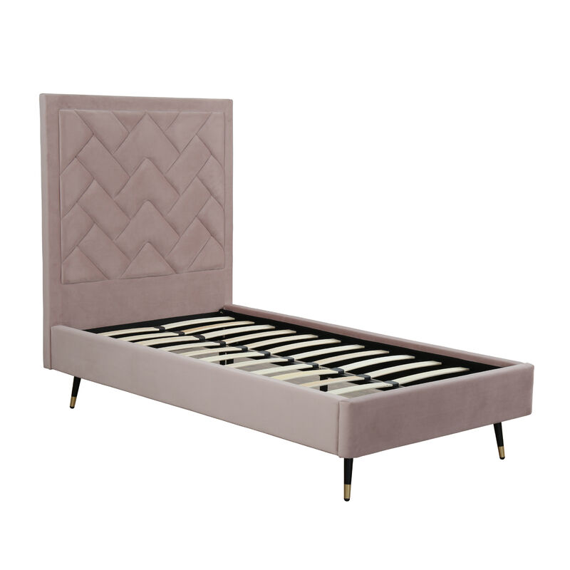 Crosby Blush Twin Bed