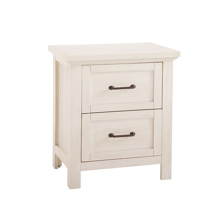 Westwood Design Westfield Traditional Nightstand In Brushed White Finish