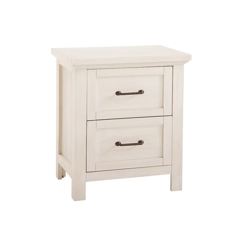 Westwood Design Westfield Traditional Nightstand In Brushed White Finish