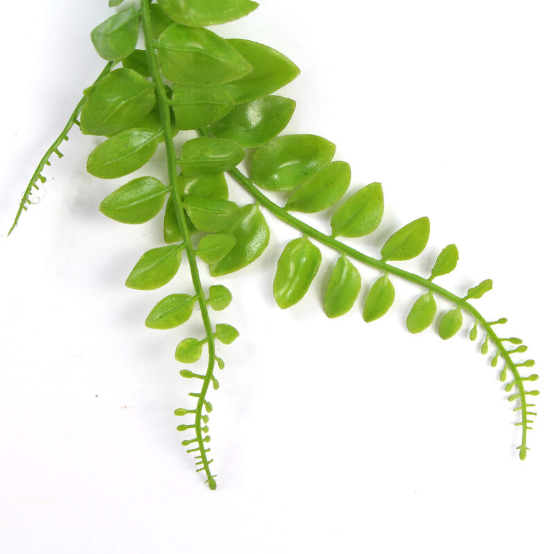 Artificial Light Green Hanging Button Fern Plant 31" UV Resistant image number 5