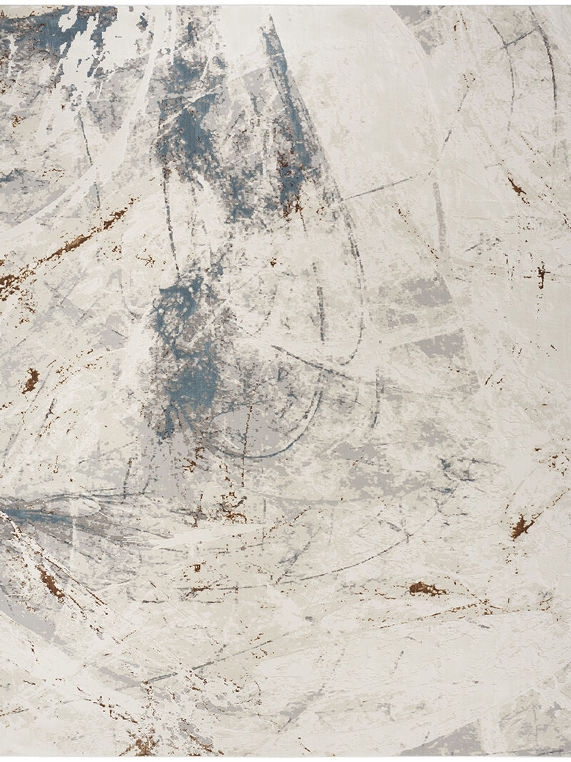 Desire DSR04 Ivory/Gray/Blue 9' x 12' Rug