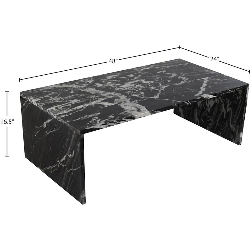 Meridian Furniture Vernazza Marble Coffee Table