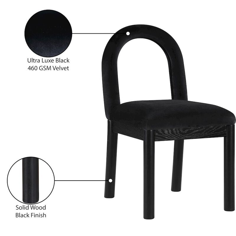 Meridian Furniture Conrad Velvet Dining Chair