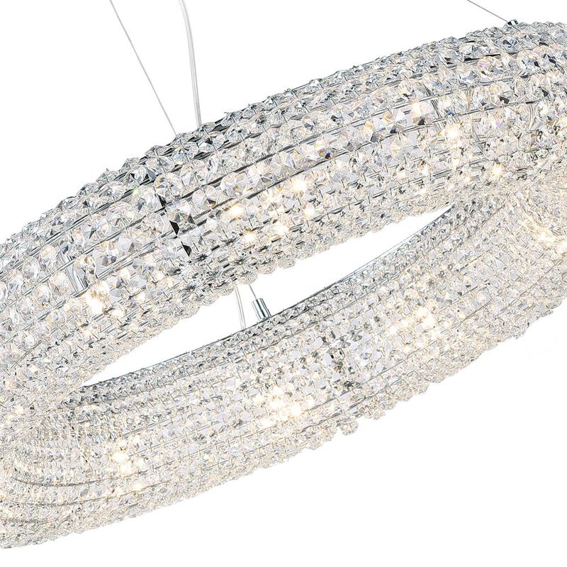 Veronique 12 Light Chandelier With Chrome Finish