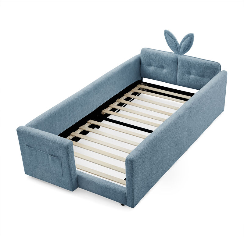 TATEUS Kids Upholstered Bed image number 6